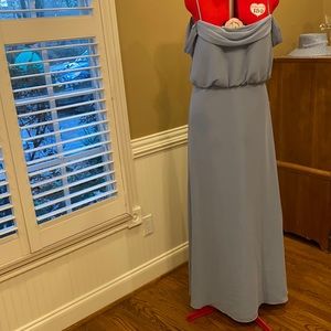 Azazie Dusty Blue bridesmaids dress